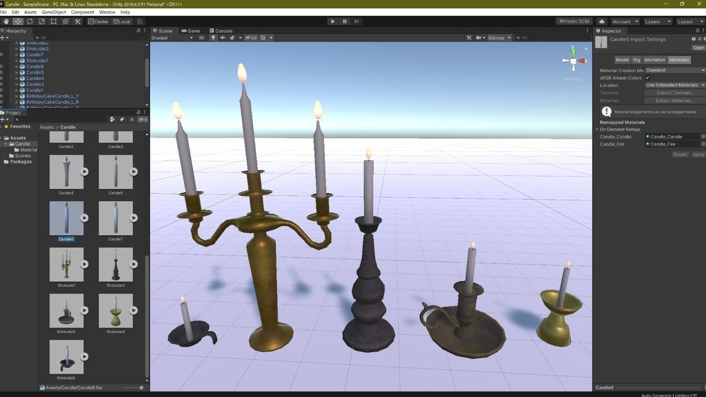 キャンドル(ろうそく)