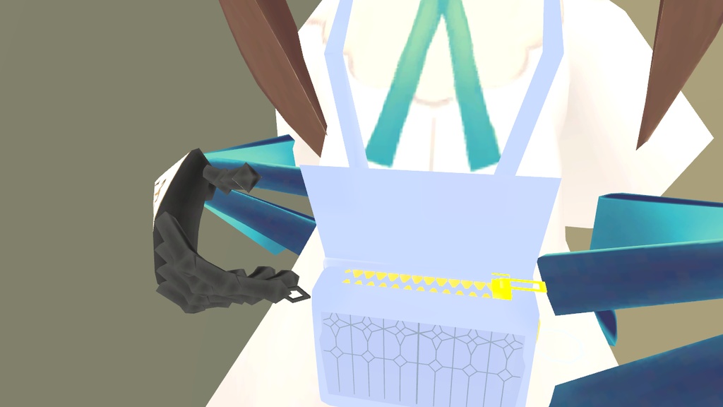 【VRChat】アクセサリーポーチ MA対応 てっさくちゃんベース【無料】