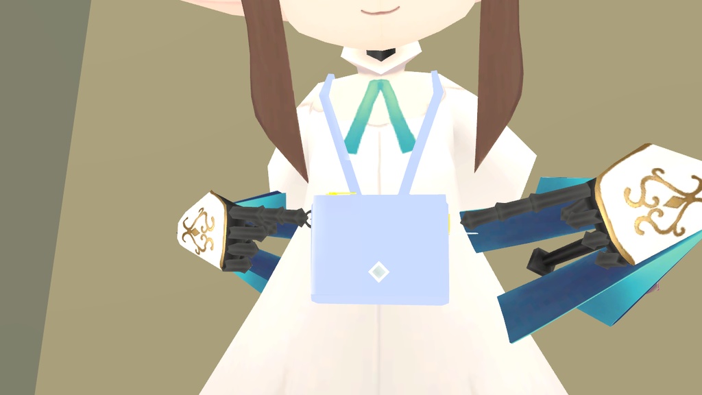 【VRChat】アクセサリーポーチ MA対応 てっさくちゃんベース【無料】