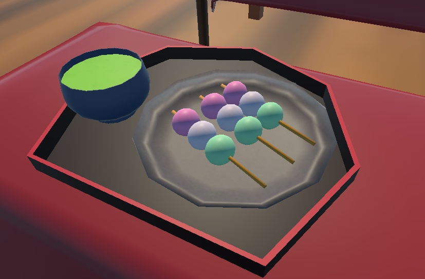 【3Dモデル】お茶セット【VRC向け小物】【無料】