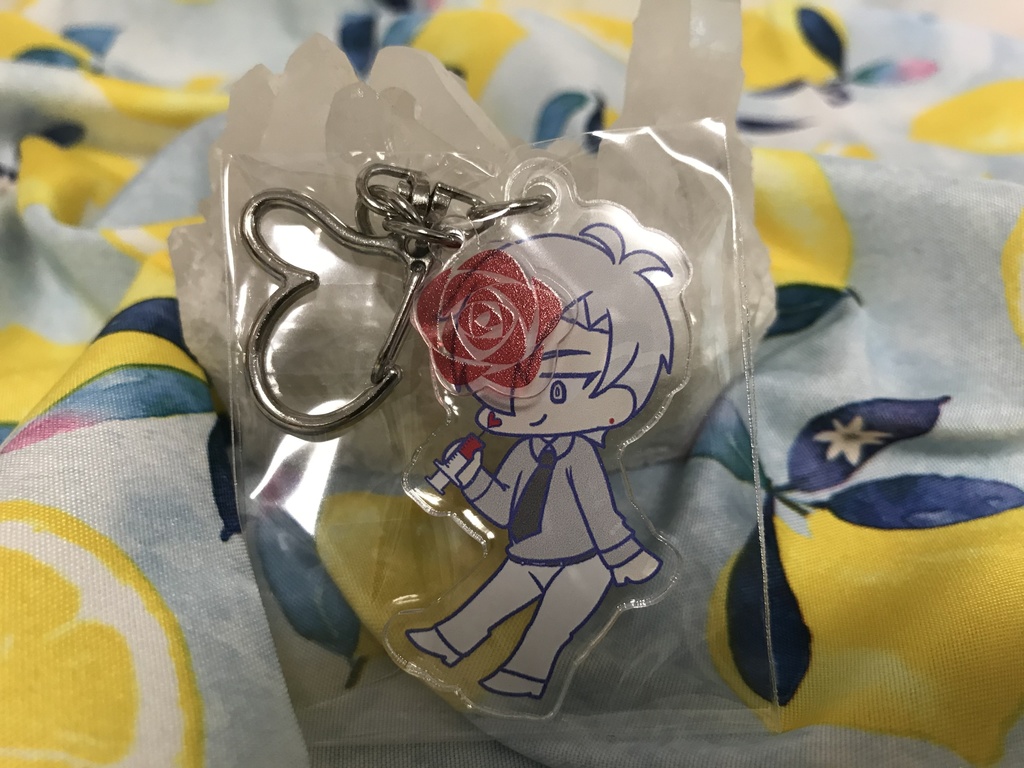 邑輝アクリルキーホルダー 透明 む Booth