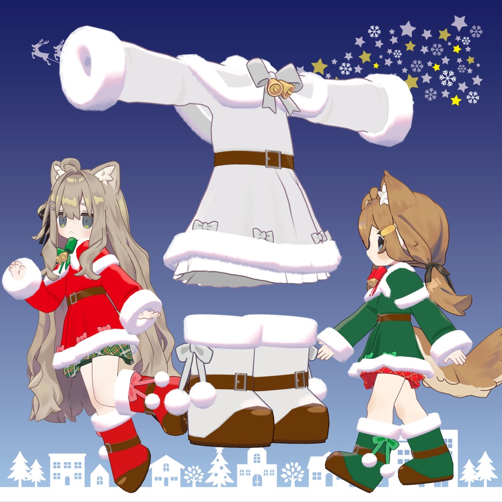 クリスマス サンタ服【まめふれんず対応】