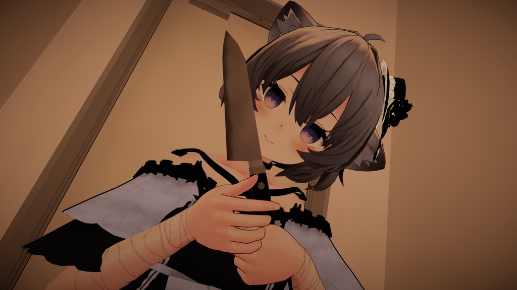 【Ash専用テクスチャ】メンヘラ風の包帯と傷痕