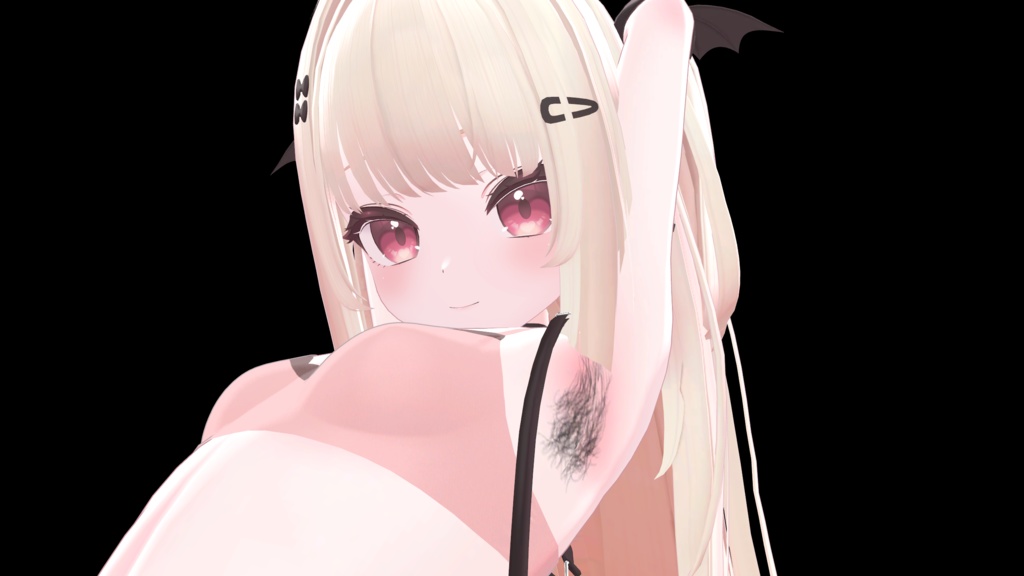 【複数アバター対応】腋毛テクスチャ