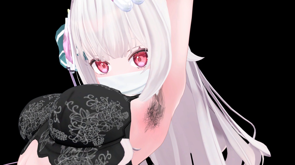 【複数アバター対応】腋毛テクスチャ