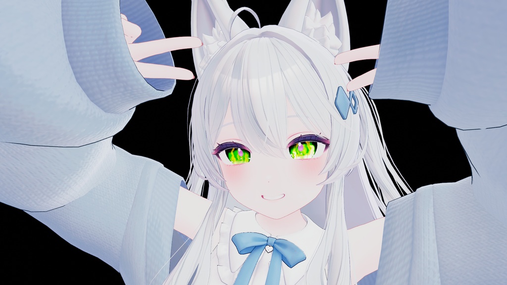 【複数アバター対応】揺らめく炎の瞳テクスチャ