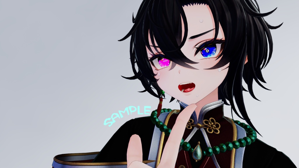 【複数アバター対応】エラーの瞳テクスチャ