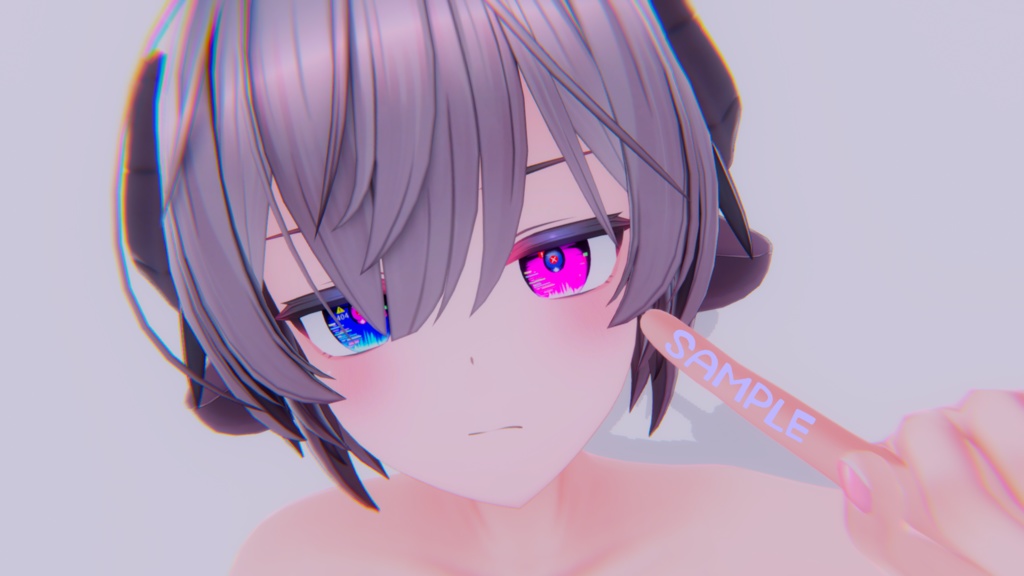 【複数アバター対応】エラーの瞳テクスチャ