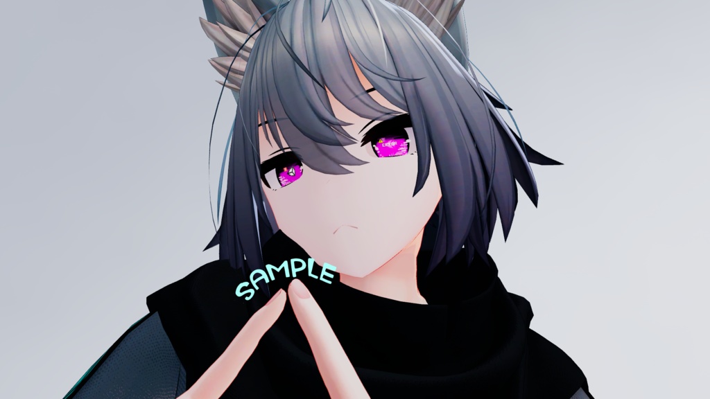 【複数アバター対応】エラーの瞳テクスチャ