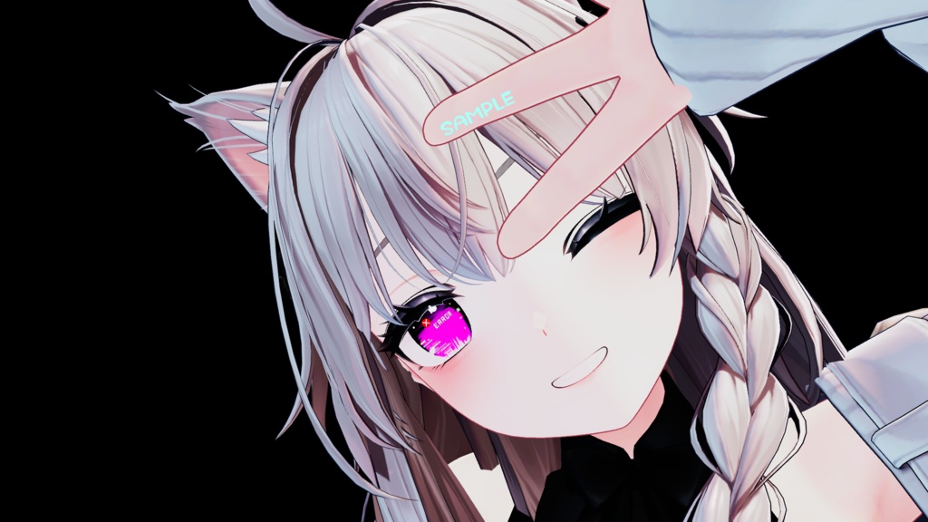 【複数アバター対応】エラーの瞳テクスチャ