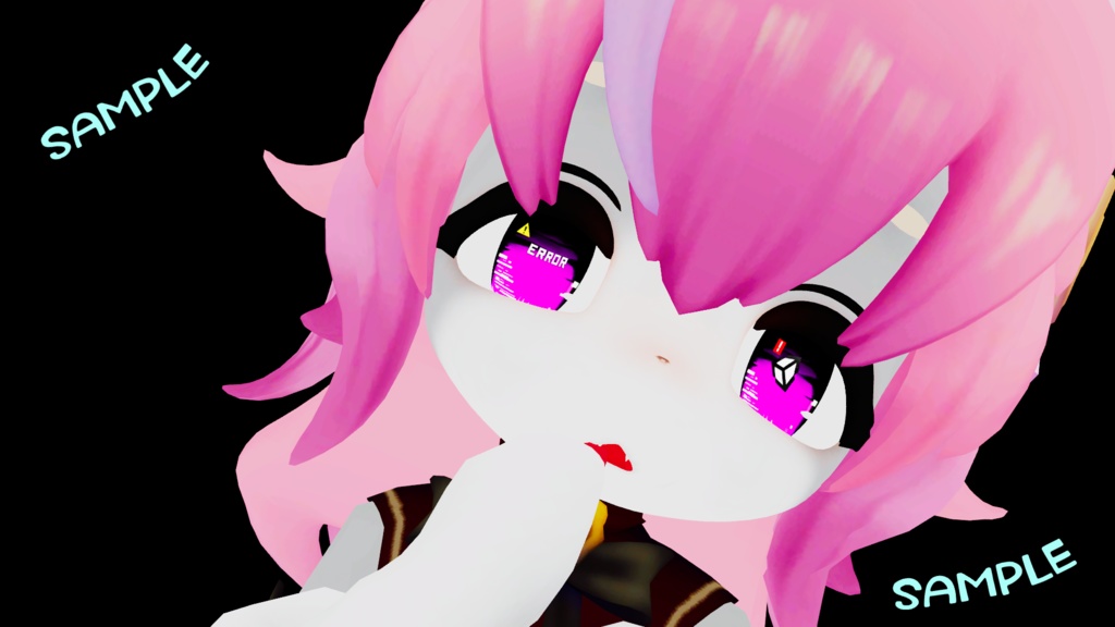 【複数アバター対応】エラーの瞳テクスチャ