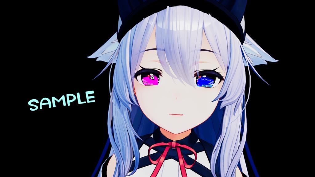 【複数アバター対応】エラーの瞳テクスチャ