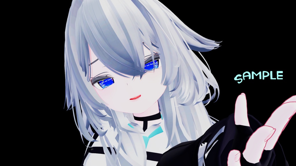 【複数アバター対応】エラーの瞳テクスチャ