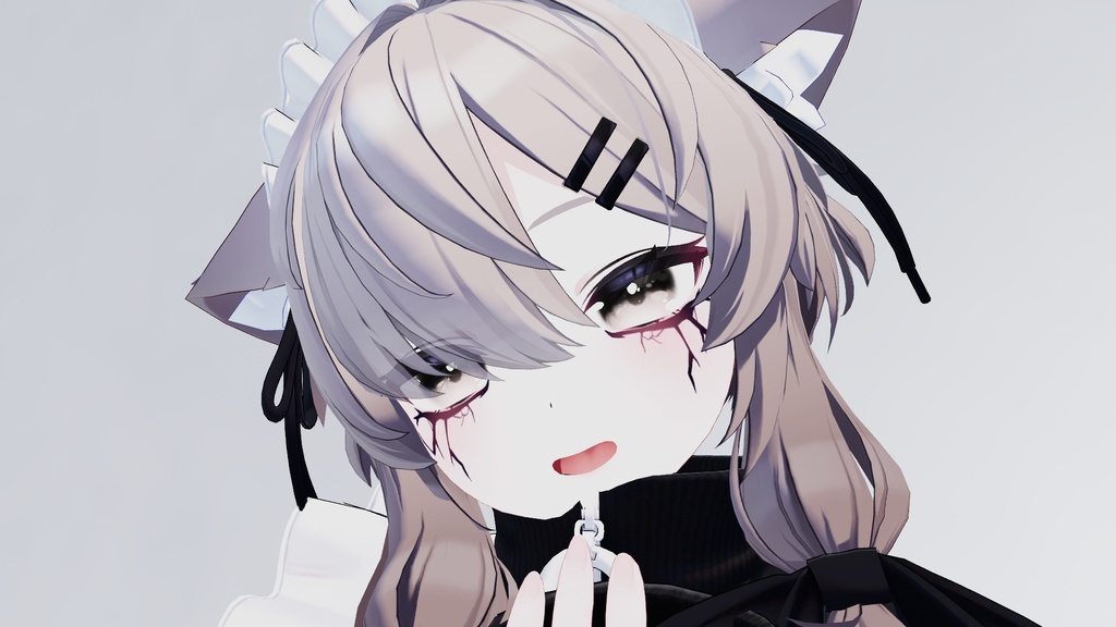 【複数アバター対応】ひび割れ風メイクテクスチャ