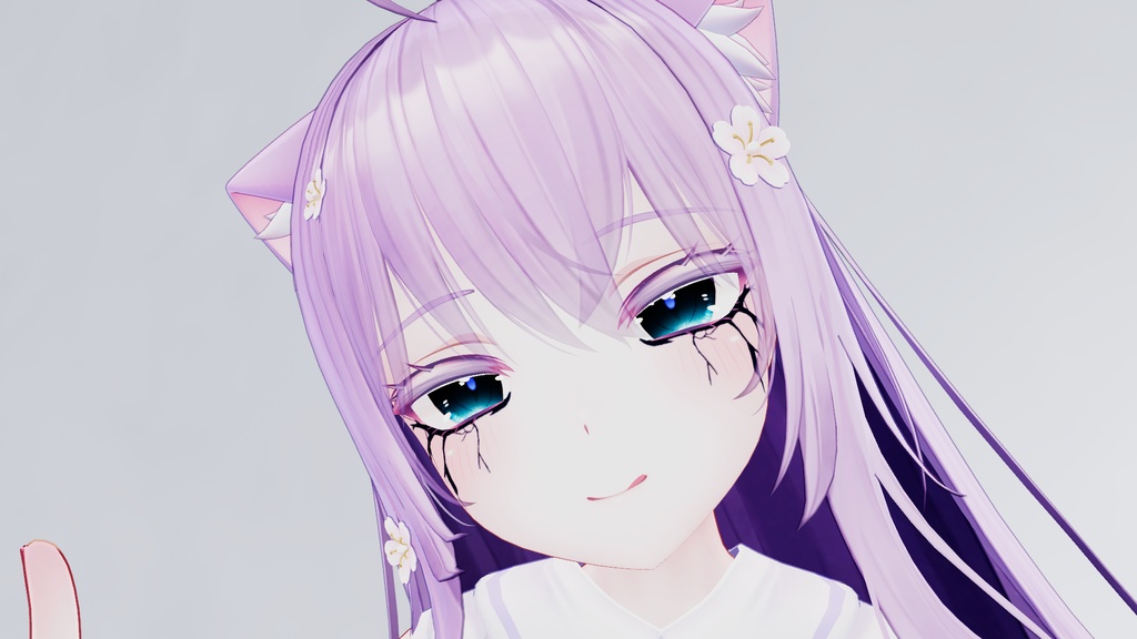 【複数アバター対応】ひび割れ風メイクテクスチャ