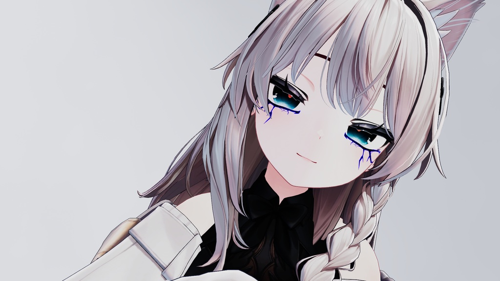 【複数アバター対応】ひび割れ風メイクテクスチャ