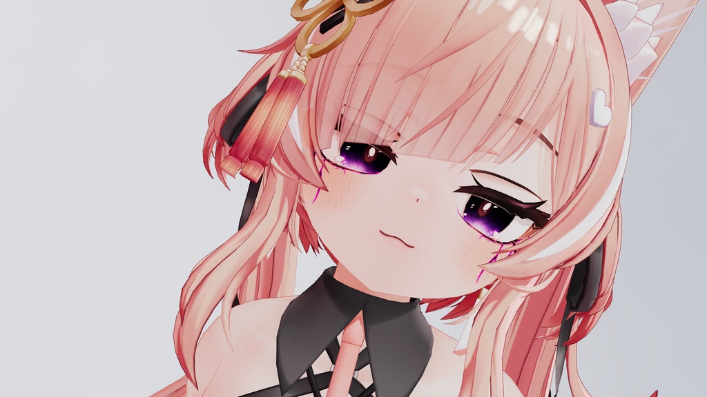 【複数アバター対応】ひび割れ風メイクテクスチャ