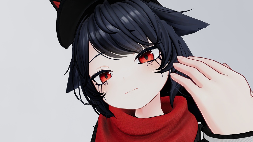 【複数アバター対応】ひび割れ風メイクテクスチャ