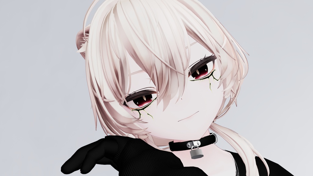 【複数アバター対応】ひび割れ風メイクテクスチャ