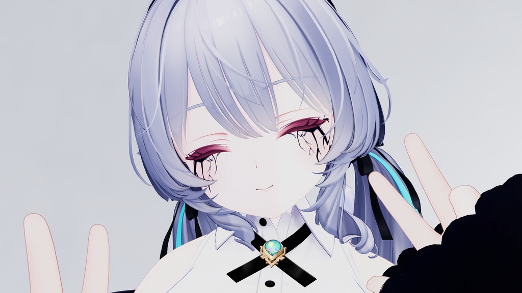 【複数アバター対応】ひび割れ風メイクテクスチャ