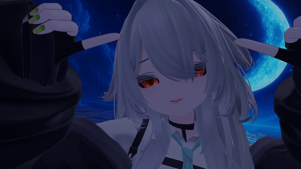 【複数アバター対応】ぐるぐる目テクスチャ