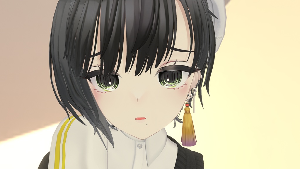 【複数アバター対応】ぐるぐる目テクスチャ