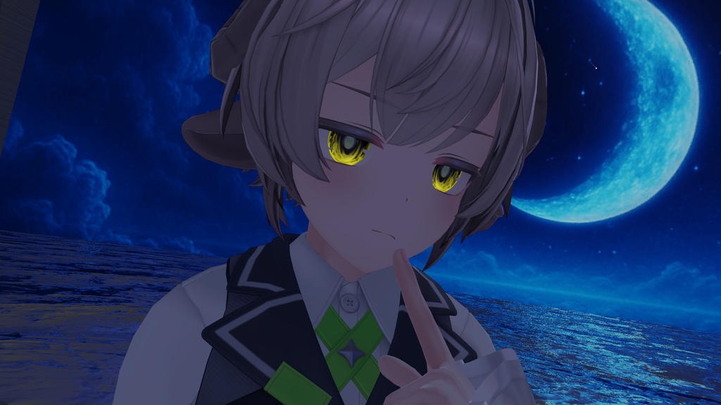 【複数アバター対応】ぐるぐる目テクスチャ