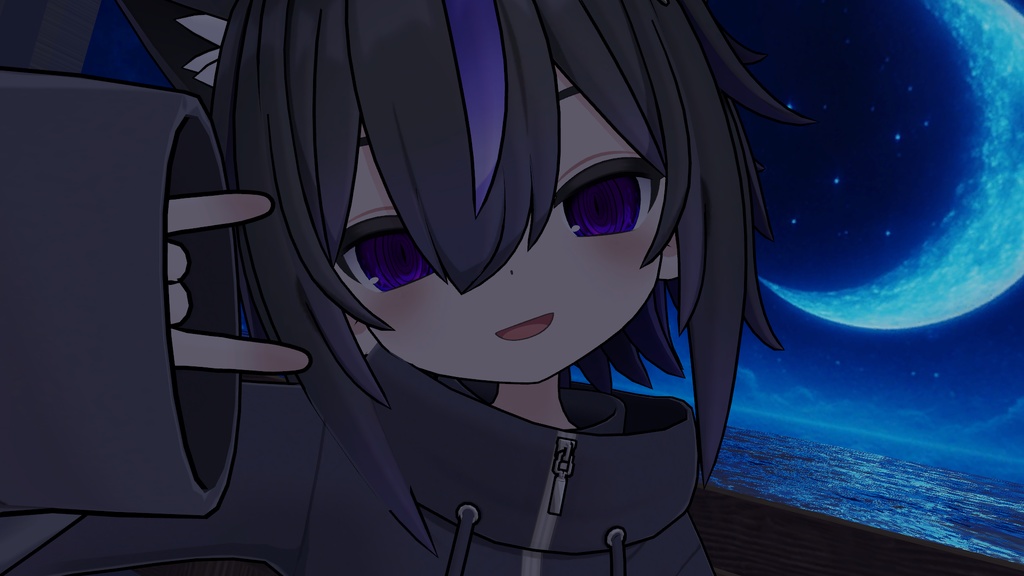 【複数アバター対応】ぐるぐる目テクスチャ