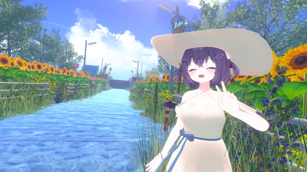 シンプル夏ワンピ-Simple Summer Dress-