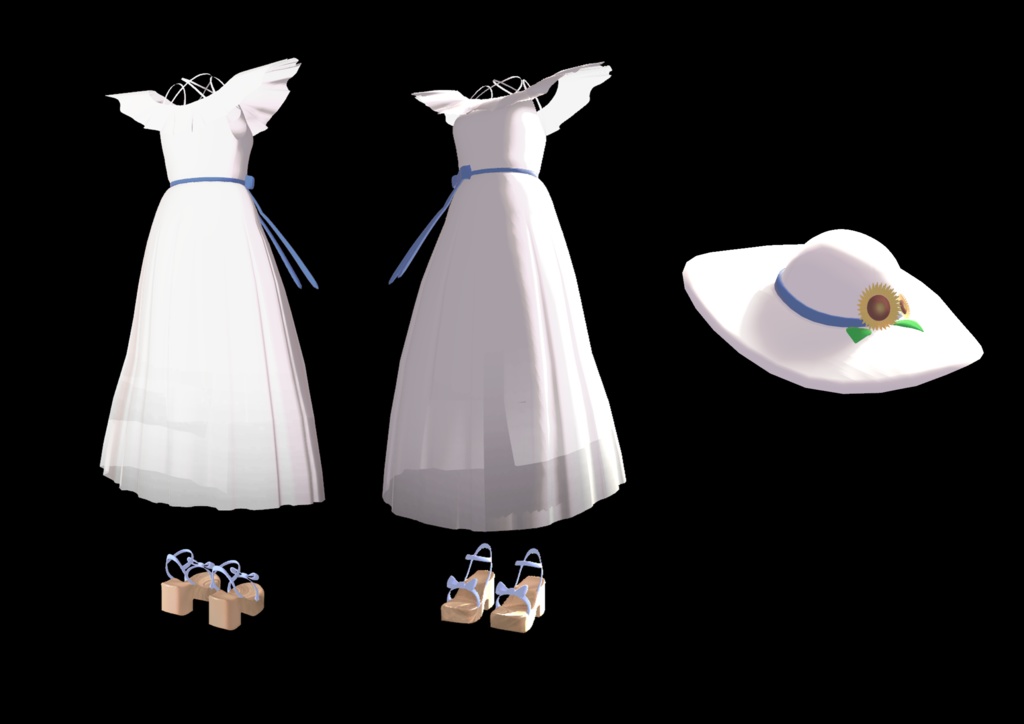 シンプル夏ワンピ-Simple Summer Dress-