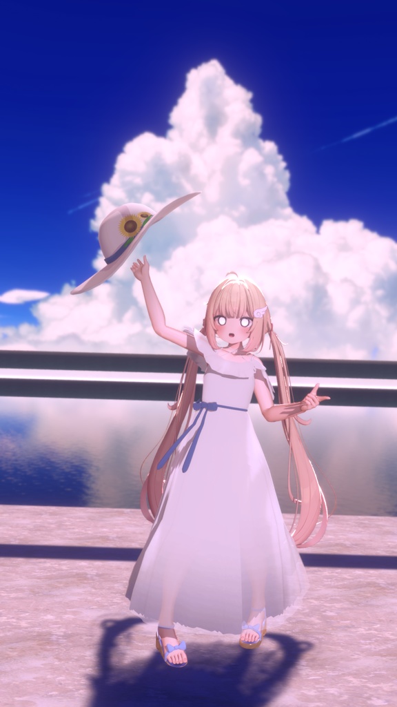 シンプル夏ワンピ-Simple Summer Dress-