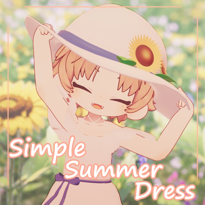 シンプル夏ワンピ-Simple Summer Dress-