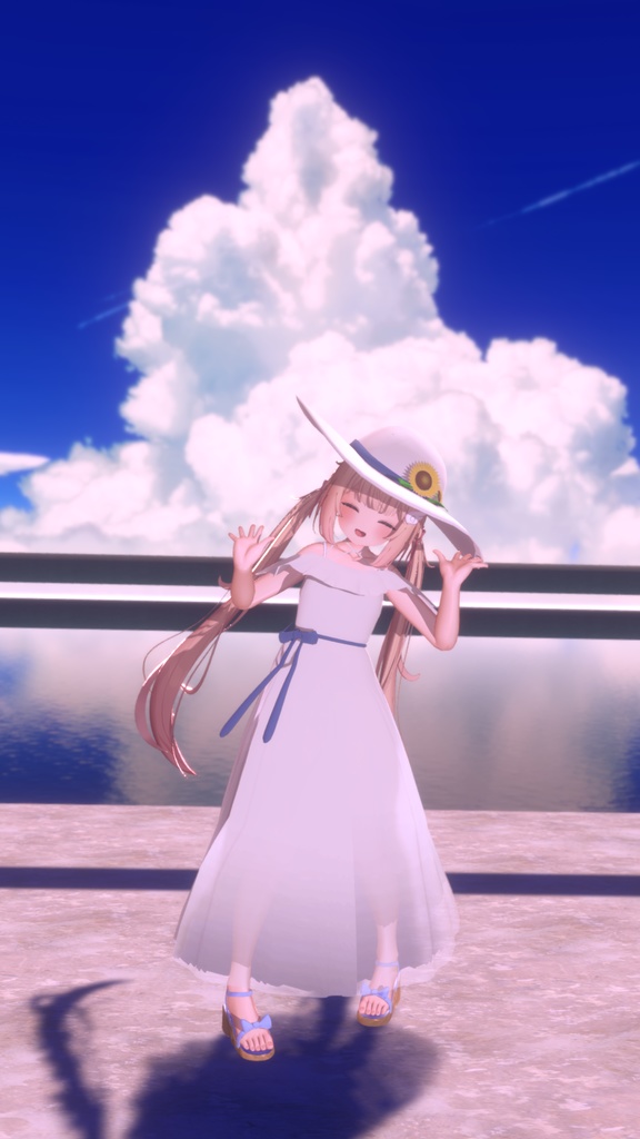 シンプル夏ワンピ-Simple Summer Dress-