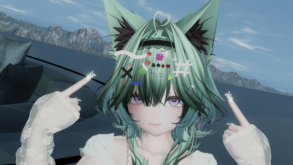 記号ヘアピン-symbol hair pin-