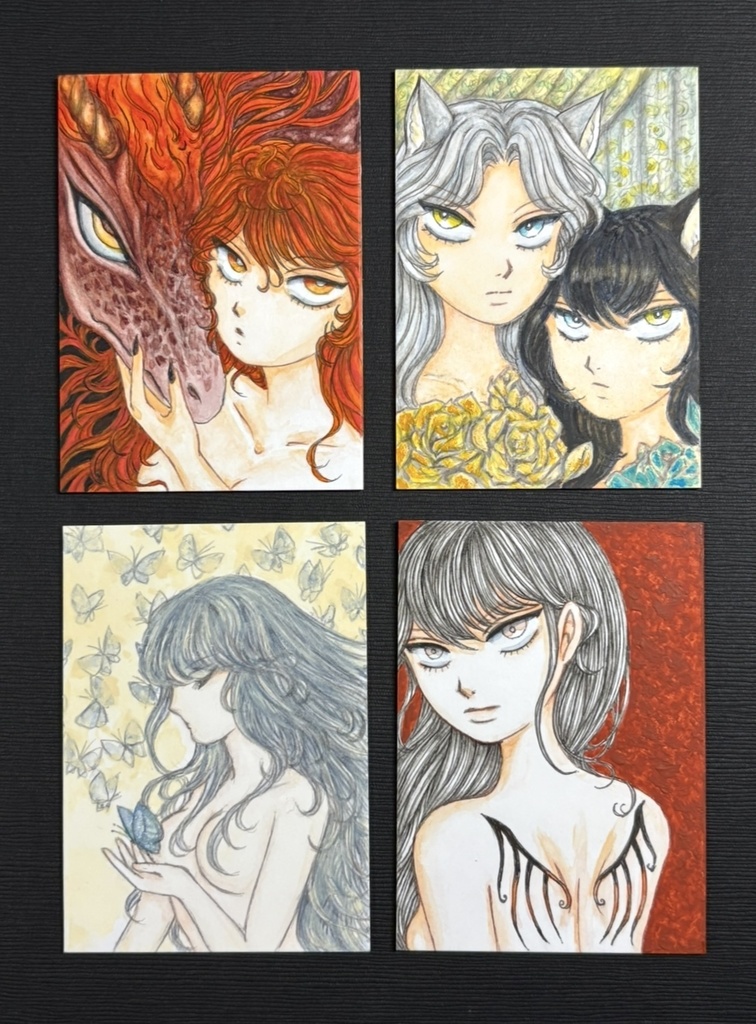 ATC4枚セット ● Friend/Odd-eye/Hope/Tattoo