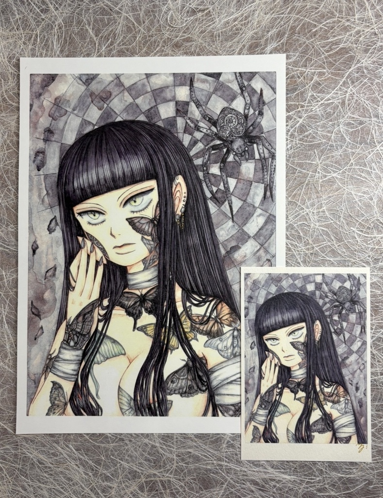 Reliever/救済者(複製画)A4弱+ポストカードセット