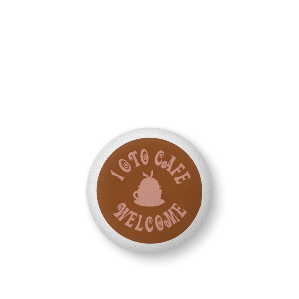 ふわふわ10toラテ丸型クッション