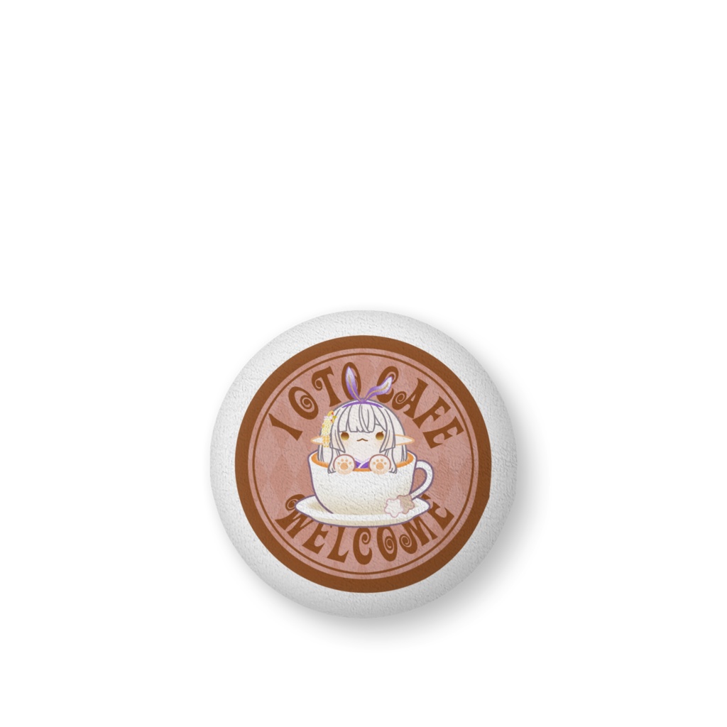 ふわふわ10toラテ丸型クッション