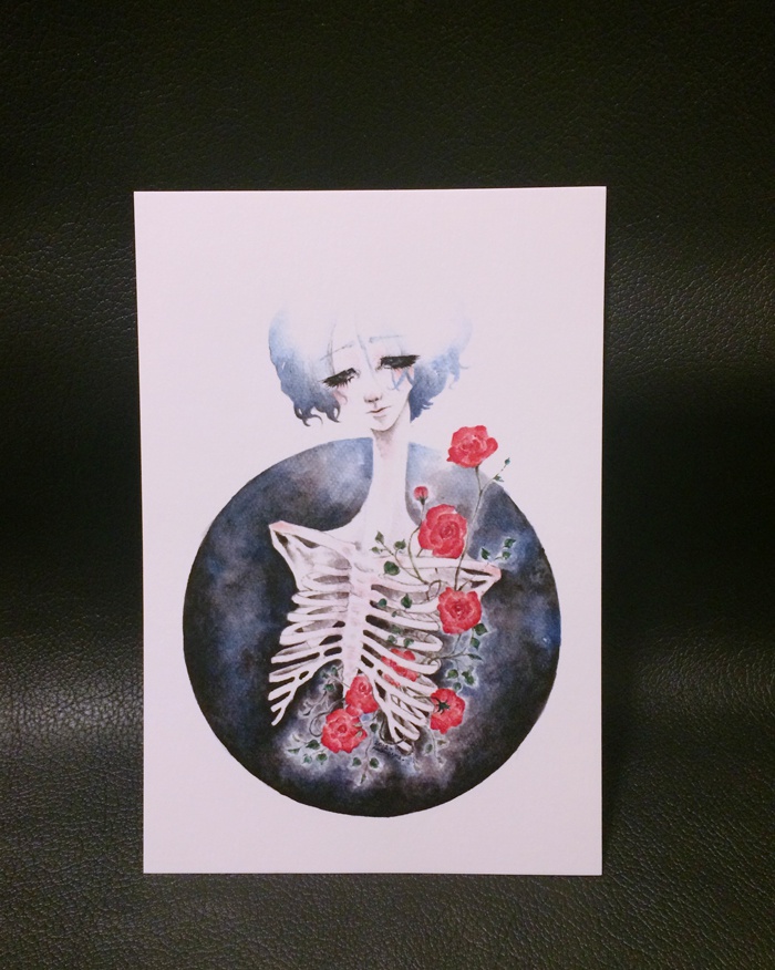 骸骨ポストカード（2種類）