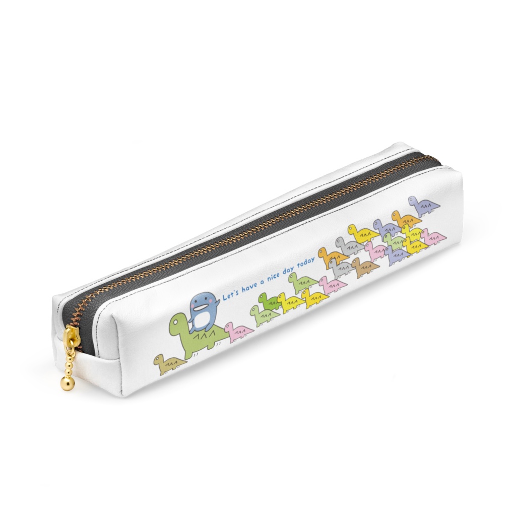 イルカくんと恐竜のペンケース