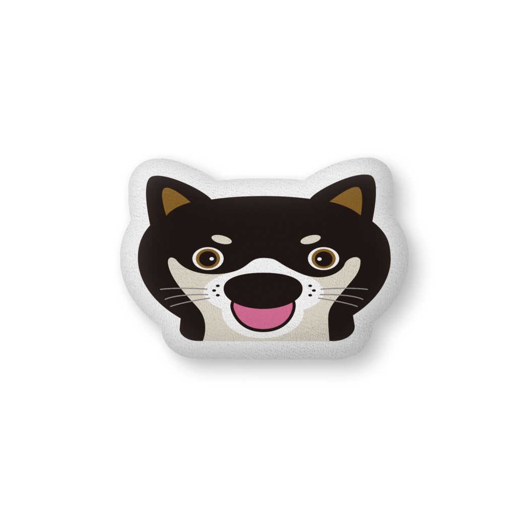 黒シバくんクッション