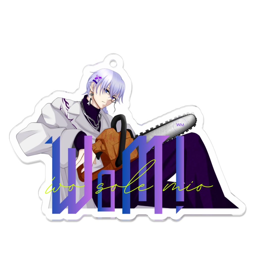WoM!アクリルキーホルダー（ロゴあり）