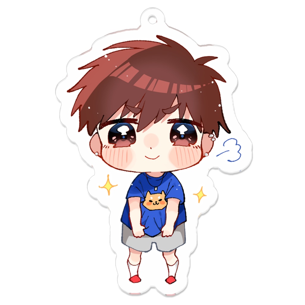 (大きめ)ちびももくん(きりっ)