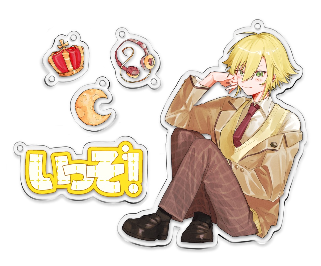 アクリルキーホルダー🍼/🌙