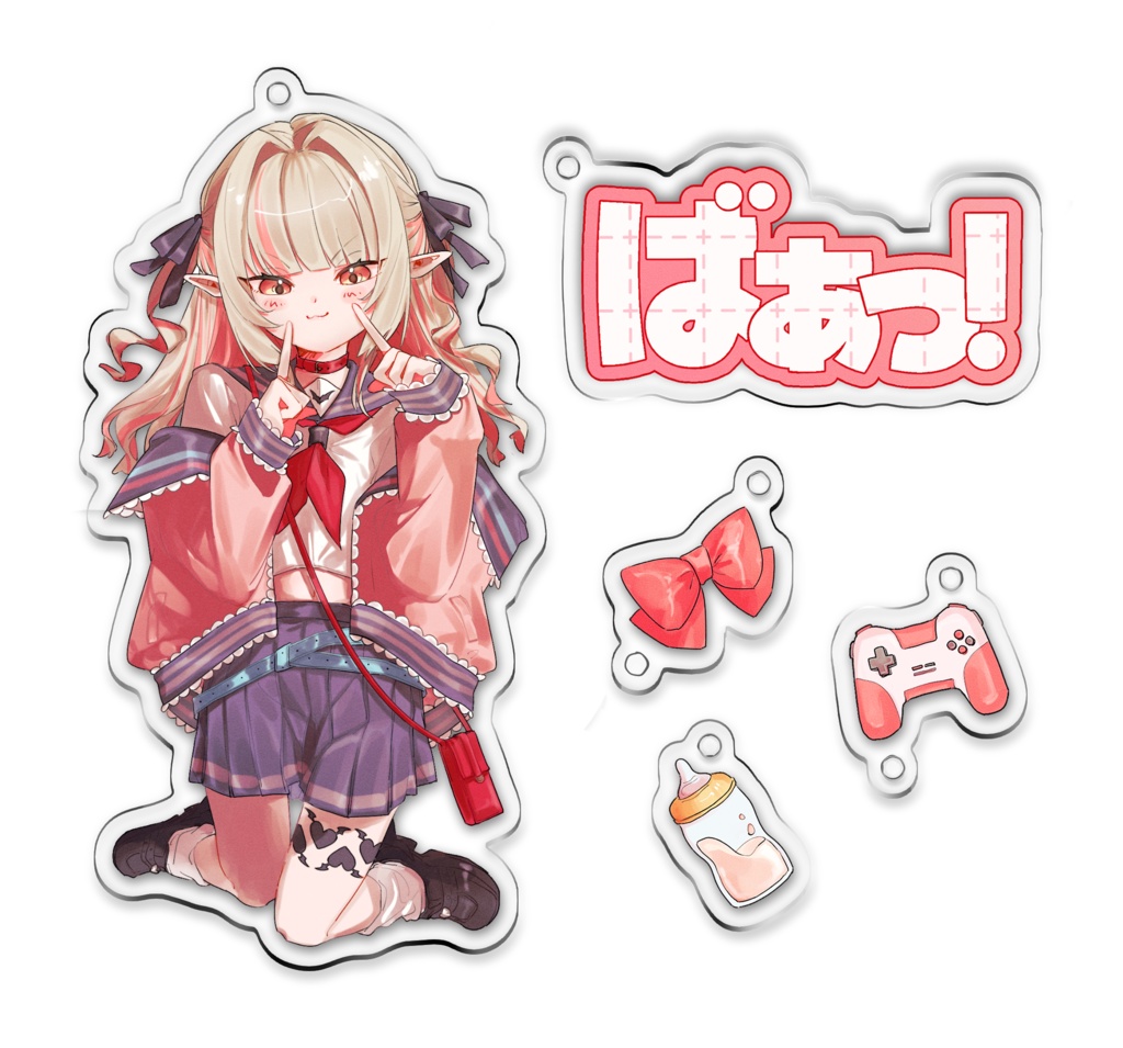 アクリルキーホルダー🍼/🌙