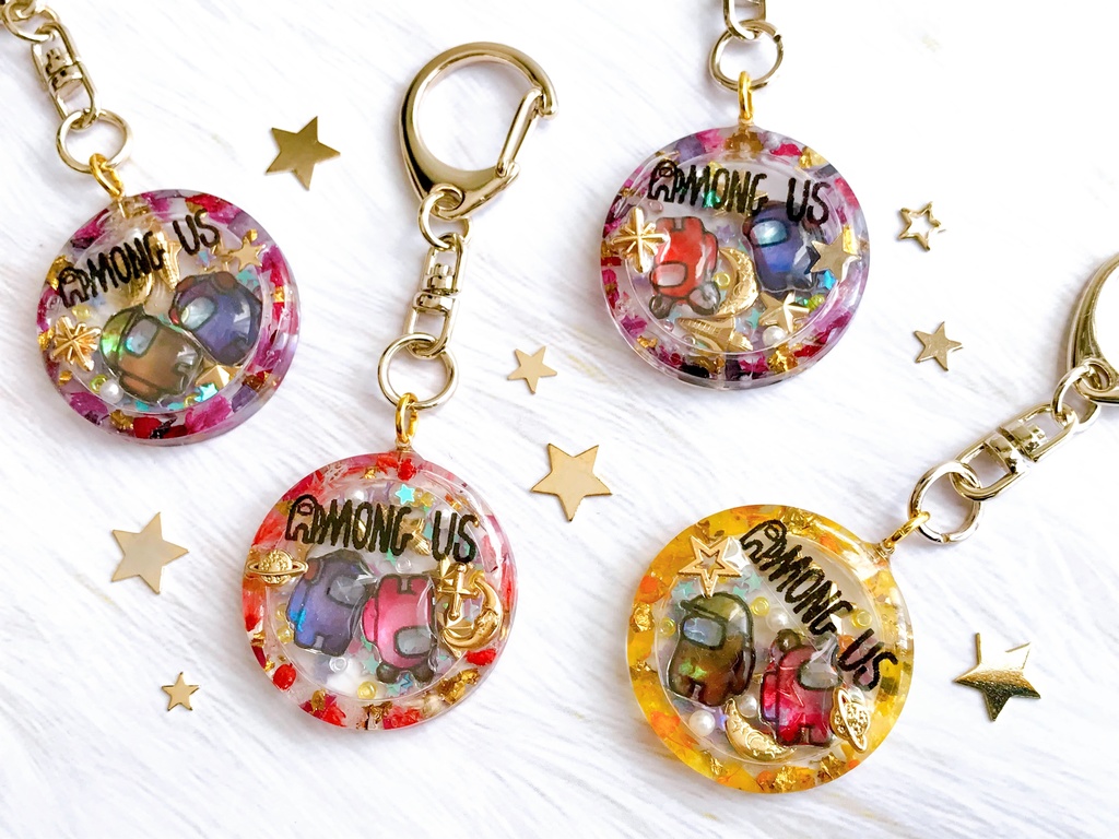 シャカシャカキーホルダー(しるこさん&かるてっとさん)