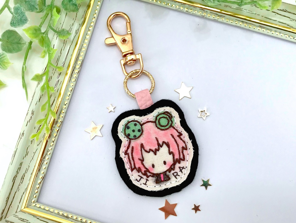 刺繍キーホルダー じらいちゃん Chocoore212 Booth