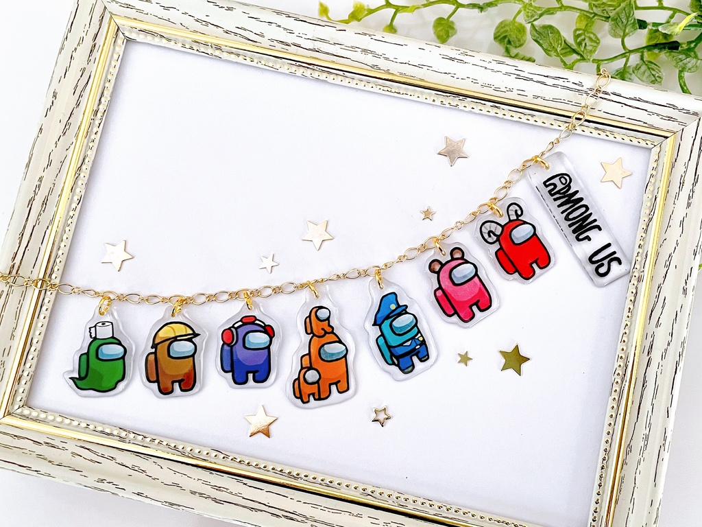 AMONG US バッグチャーム(7人)