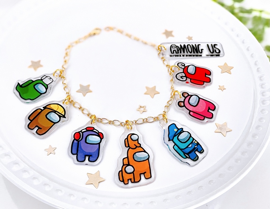 AMONG US バッグチャーム(7人)