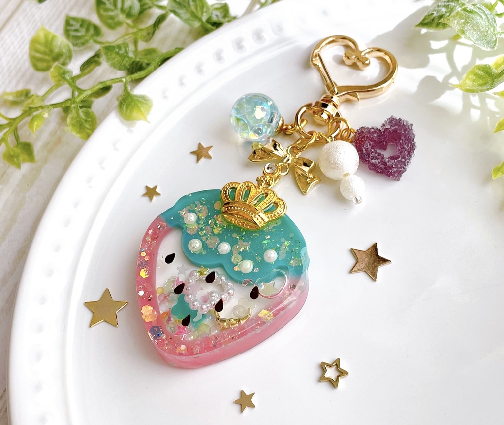 いちご シェイカー キーホルダー